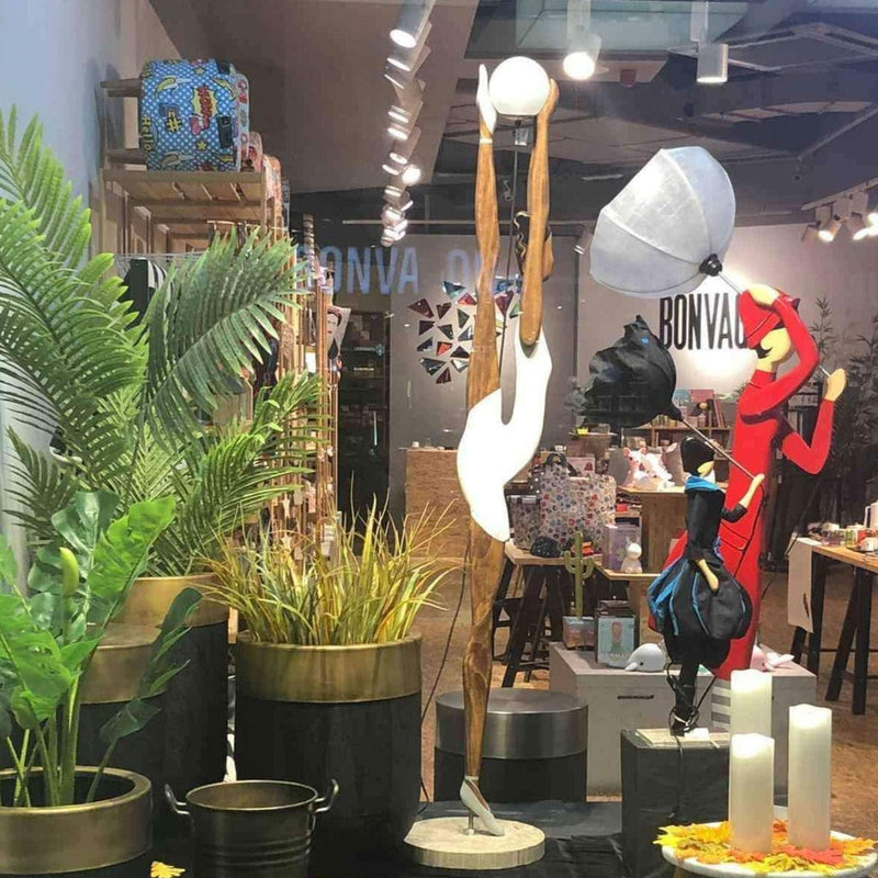 Skitso Yvonne Black Lady Balerin 170cm Lambader Bonvagon