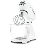Smeg Beyaz Full Body Kıyma ve Hamur Karıştırma Makinesi Cam Kaseli Smf13wheu