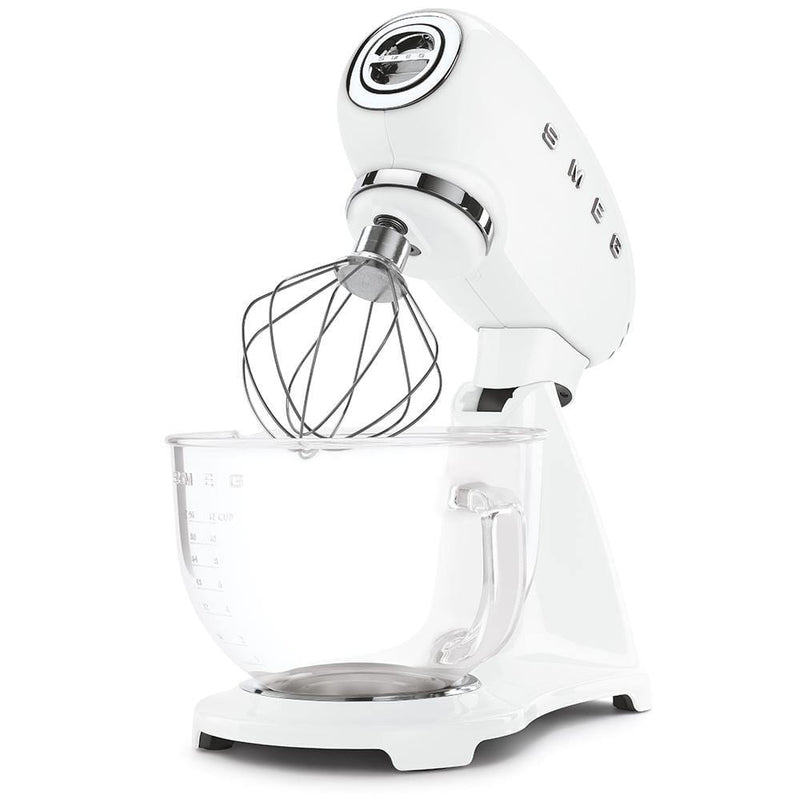 Smeg Beyaz Full Body Kıyma ve Hamur Karıştırma Makinesi Cam Kaseli Smf13wheu