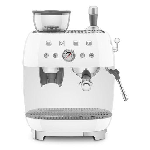Smeg Beyaz Kahve Öğütücülü Espresso Makinesi Egf03Wheu Bonvagon