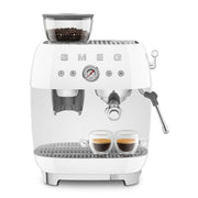 Smeg Beyaz Kahve Öğütücülü Espresso Makinesi Egf03Wheu Bonvagon