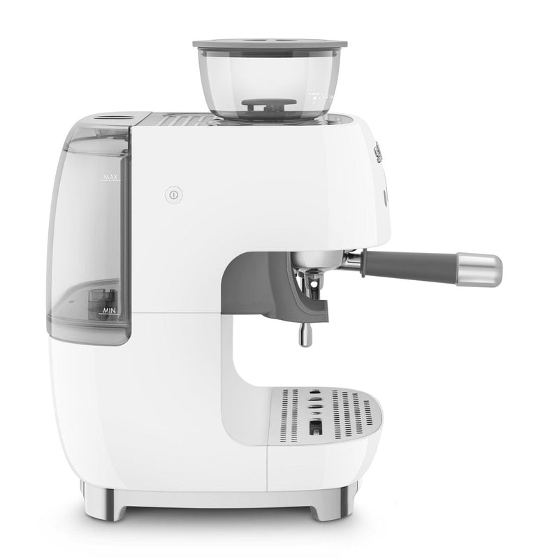 Smeg Beyaz Kahve Öğütücülü Espresso Makinesi Egf03Wheu Bonvagon