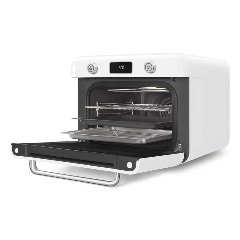 Smeg Beyaz Tezgah Üstü Buharlı Mini Fırın COF01WHEU