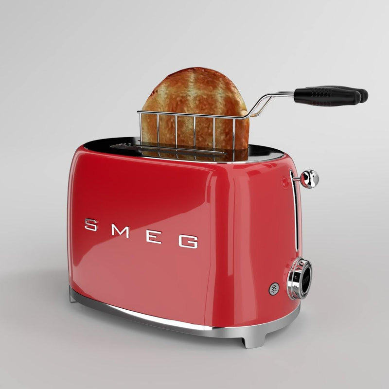 Smeg Kırmızı 1x2 Ekmek Kızartma Makinesi Tsf01rdeu