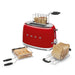 Smeg Kırmızı 1x2 Ekmek Kızartma Makinesi Tsf01rdeu Bonvagon