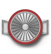 Smeg Kırmızı Cookware 50's Style Cam Kapaklı Tencere