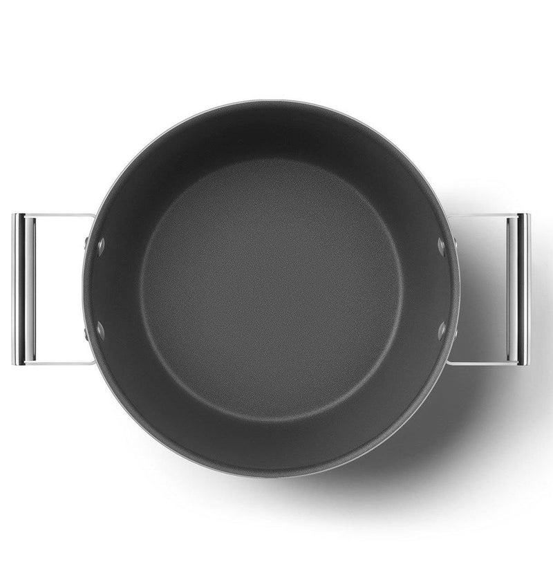 Smeg Kırmızı Cookware 50's Style Cam Kapaklı Tencere