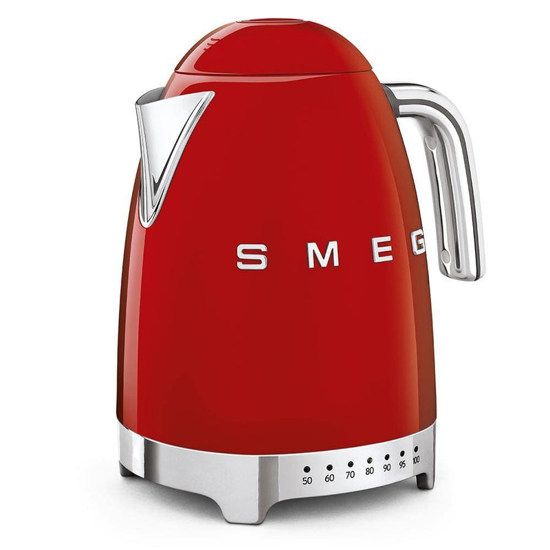 Smeg Kırmızı Isı Ayarlı Kettle Su Isıtıcısı Klf04rdeu