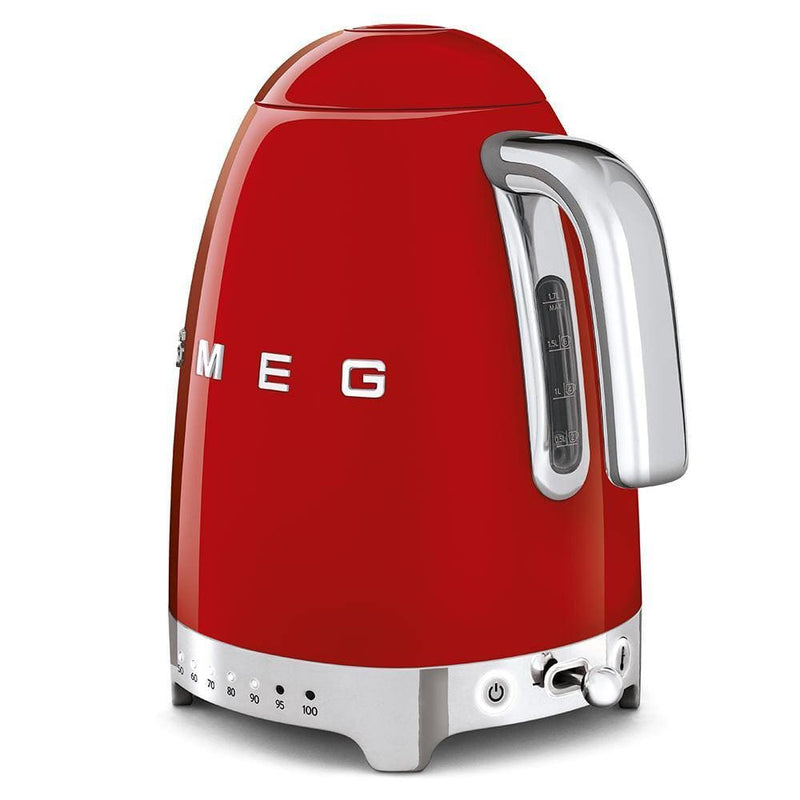 Smeg Kırmızı Isı Ayarlı Kettle Su Isıtıcısı Klf04rdeu Bonvagon