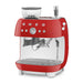 Smeg Kırmızı Kahve Öğütücülü Espresso Makinesi Egf03Rdeu Bonvagon
