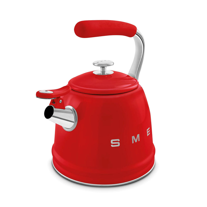 Smeg Kırmızı Ocak Üstü Islıklı Whistling Kettle Su Isıtıcısı CKLW2001RD
