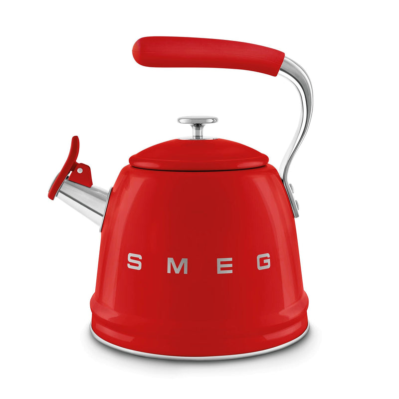 Smeg Kırmızı Ocak Üstü Islıklı Whistling Kettle Su Isıtıcısı CKLW2001RD