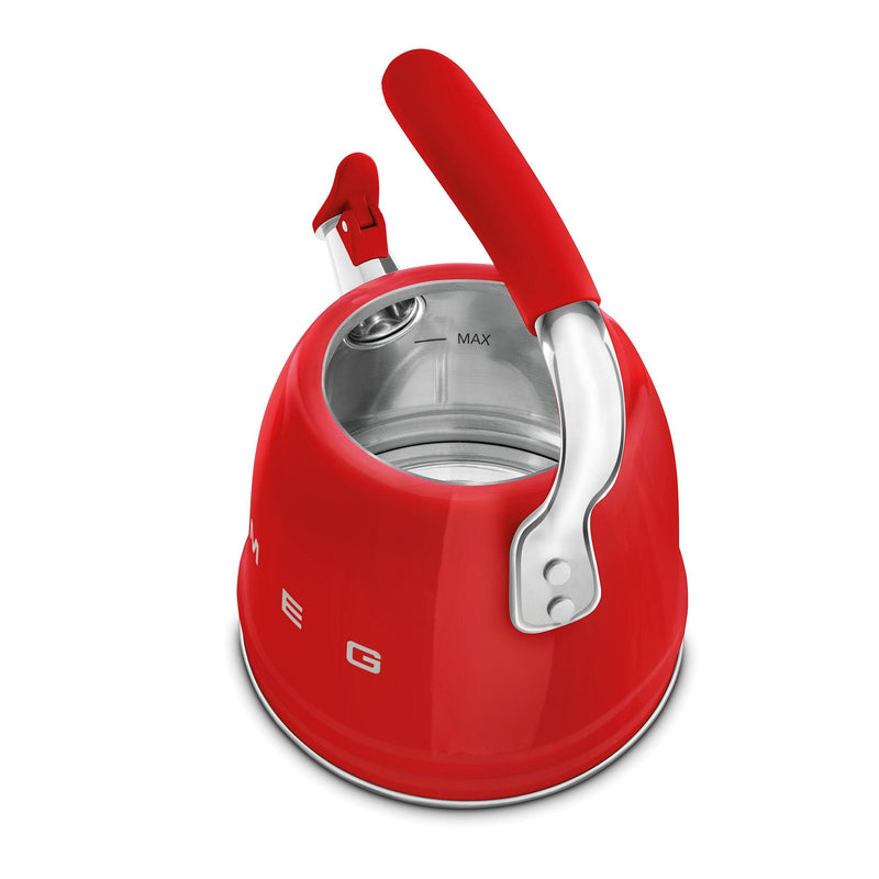 Smeg Kırmızı Ocak Üstü Islıklı Whistling Kettle Su Isıtıcısı CKLW2001RD