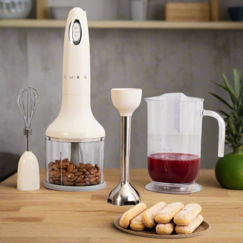Smeg Krem El Blender Seti 50's Style Tritan Renew HBF03CREU Bonvagon