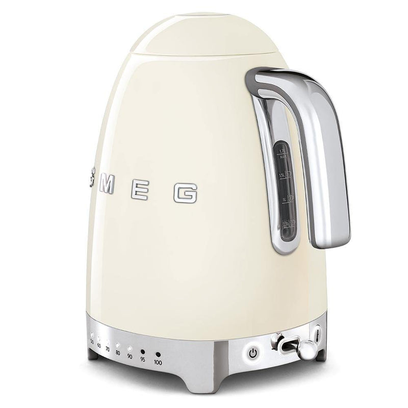 Smeg Krem Isı Ayarlı Kettle Su Isıtıcısı Klf04creu Bonvagon