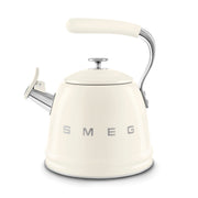 Smeg Krem Ocak Üstü Islıklı Whistling Kettle Su Isıtıcısı CKLW2001CR