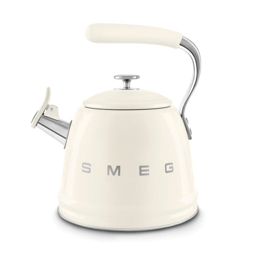 Smeg Krem Ocak Üstü Islıklı Whistling Kettle Su Isıtıcısı CKLW2001CR