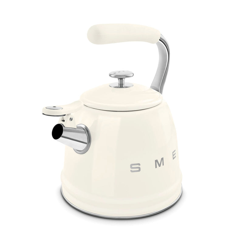 Smeg Krem Ocak Üstü Islıklı Whistling Kettle Su Isıtıcısı CKLW2001CR
