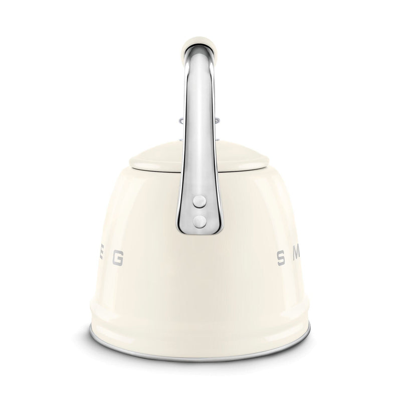 Smeg Krem Ocak Üstü Islıklı Whistling Kettle Su Isıtıcısı CKLW2001CR