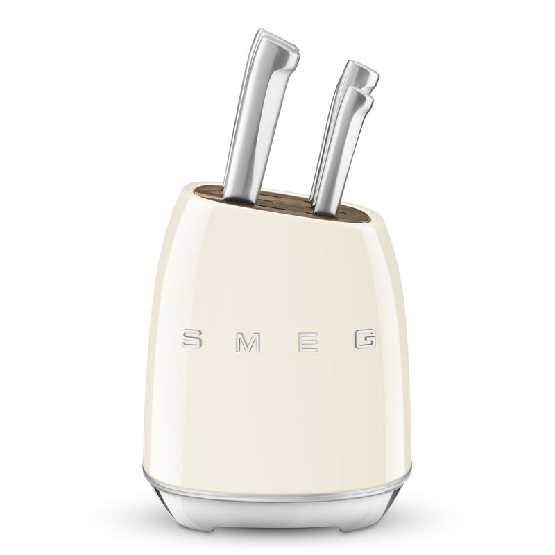 Smeg Krem Standlı Bıçak Seti 50s Style Kbsf02cr Bonvagon