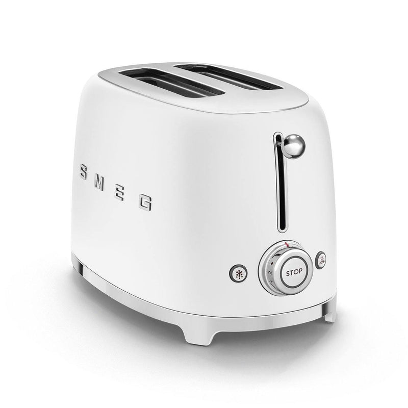 Smeg Mat Beyaz 1x2 Ekmek Kızartma Makinesi Tsf01whmeu