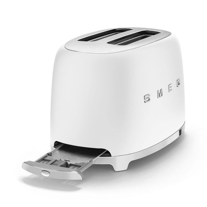Smeg Mat Beyaz 1x2 Ekmek Kızartma Makinesi Tsf01whmeu