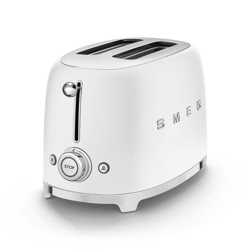 Smeg Mat Beyaz 1x2 Ekmek Kızartma Makinesi Tsf01whmeu