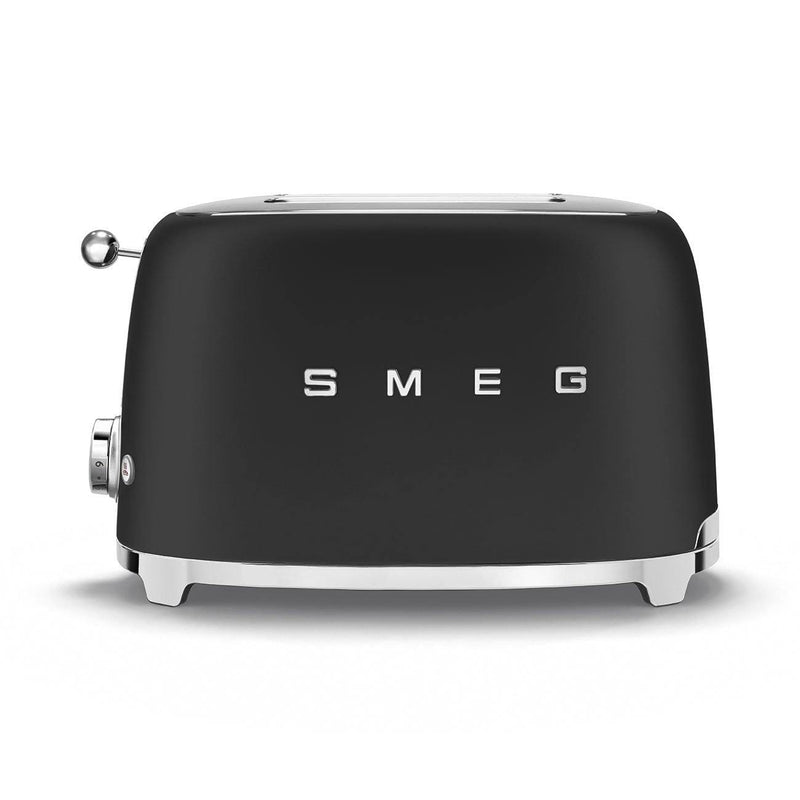 Smeg Mat Siyah 1x2 Ekmek Kızartma Makinesi Tsf01blmeu