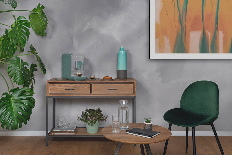 Smeg Mat Zümrüt Yeşili 50s Style BCC02egmeu Otomatik Espresso Kahve Makinesi