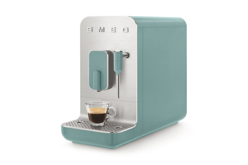 Smeg Mat Zümrüt Yeşili 50s Style BCC02egmeu Otomatik Espresso Kahve Makinesi