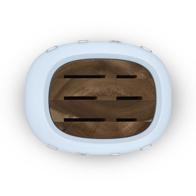 Smeg Mavi Standlı Bıçak Seti 50s Style KBSF02PB Bonvagon