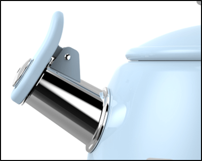 Smeg Ocak Üstü Islıklı Whistling Kettle Su Isıtıcısı Pastel Mavi CKLW2001PB Bonvagon