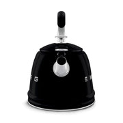 Smeg Ocak Üstü Islıklı Whistling Kettle Su Isıtıcısı Siyah CKLW2001BL Bonvagon