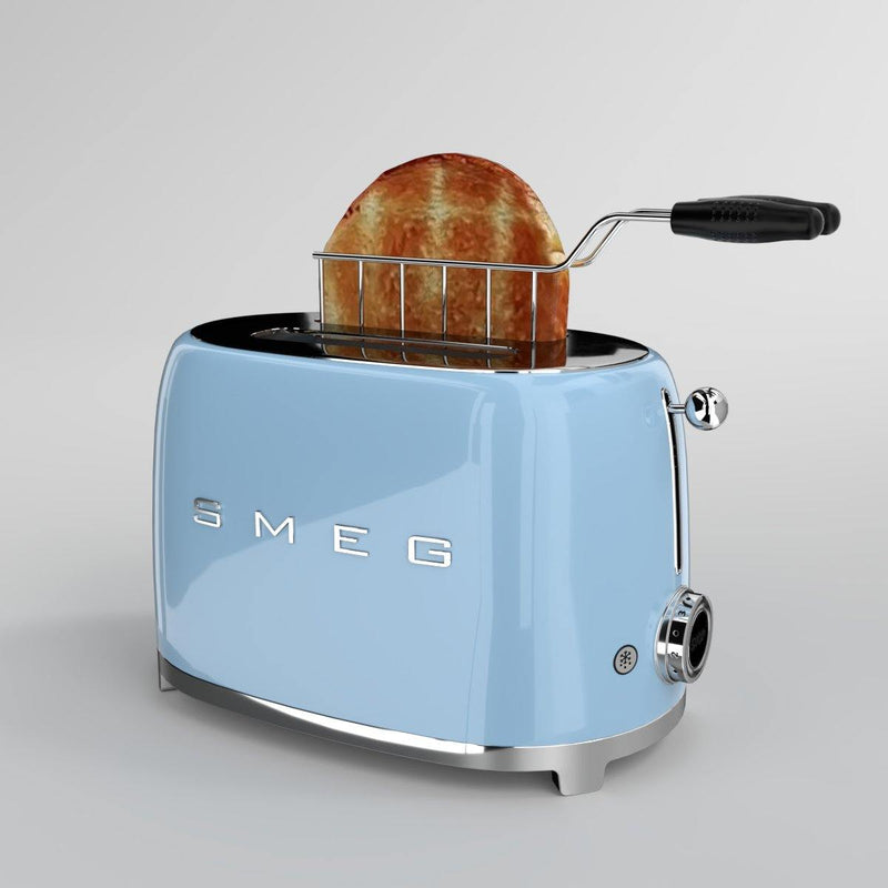 Smeg Pastel Mavi 1x2 Ekmek Kızartma Makinesi Tsf01pbeu