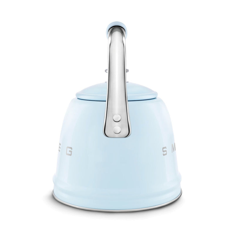 Smeg Pastel Mavi Ocak Üstü Islıklı Whistling Kettle Su Isıtıcısı CKLW2001PB