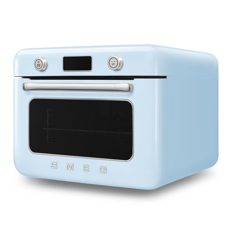 Smeg Pastel Mavi Tezgah Üstü Buharlı Mini Fırın COF01PBEU