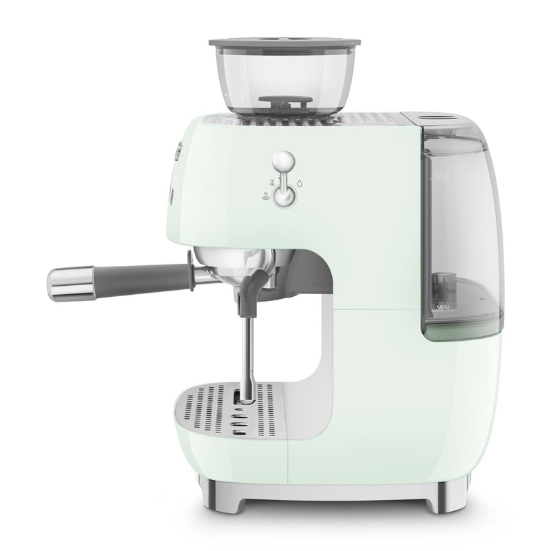 Smeg Pastel Yeşil Kahve Öğütücülü Espresso Makinesi Egf03Pgeu Bonvagon