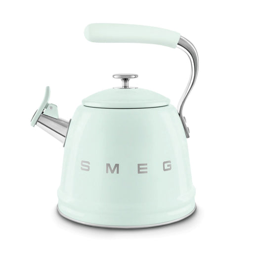 Smeg Pastel Yeşil Ocak Üstü Islıklı Whistling Kettle Su Isıtıcısı CKLW2001PG