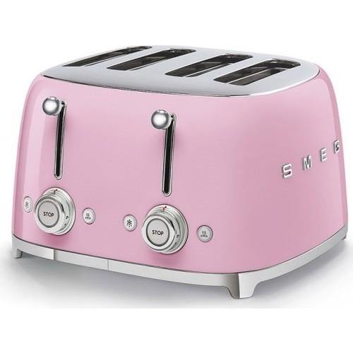 Smeg Pembe 4x4 Ekmek Kızartma Makinesi Tsf03pkeu