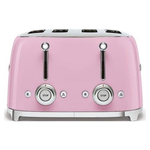 Smeg Pembe 4x4 Ekmek Kızartma Makinesi Tsf03pkeu