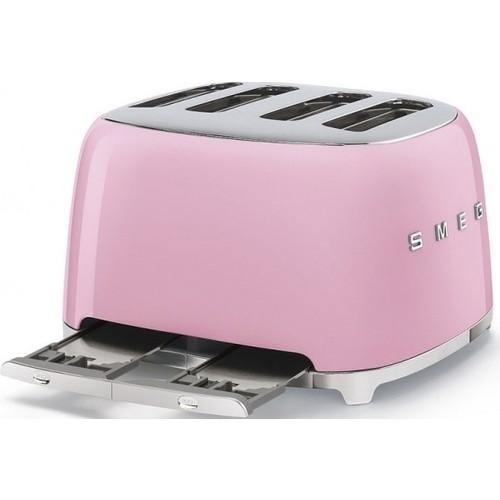 Smeg Pembe 4x4 Ekmek Kızartma Makinesi Tsf03pkeu