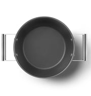 Smeg Siyah Cookware 50's Style Cam Kapaklı Tencere
