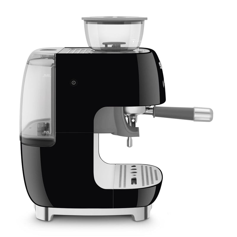 Smeg Siyah Kahve Öğütücülü Espresso Makinesi Egf03Bleu Bonvagon