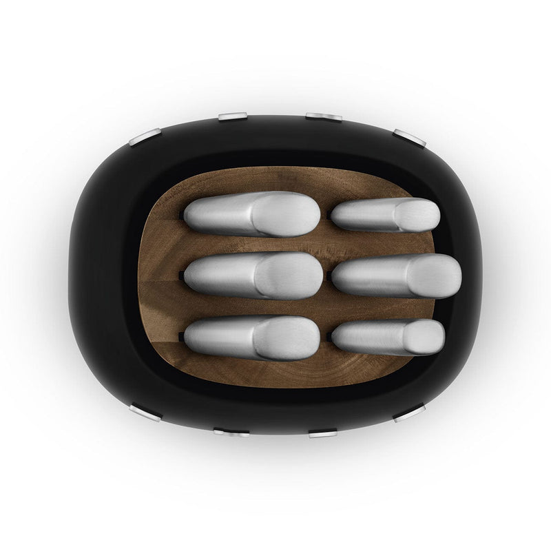 Smeg Siyah Standlı Bıçak Seti 50s Style KBSF02BL Bonvagon