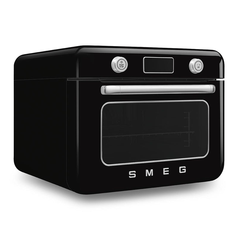 Smeg Siyah Tezgah Üstü Buharlı Mini Fırın COF01BLEU