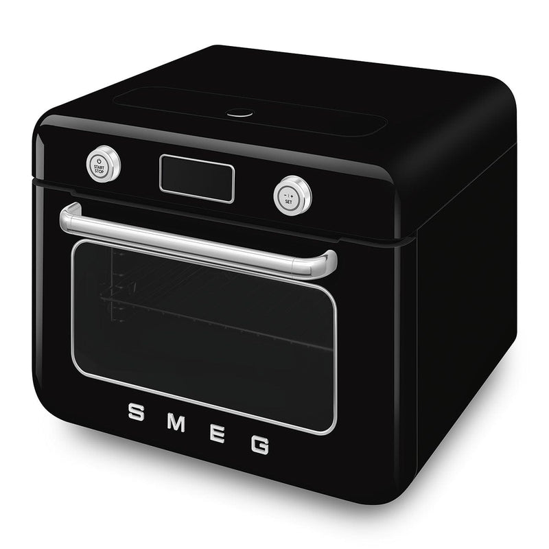 Smeg Siyah Tezgah Üstü Buharlı Mini Fırın COF01BLEU