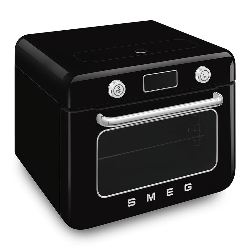 Smeg Siyah Tezgah Üstü Buharlı Mini Fırın COF01BLEU