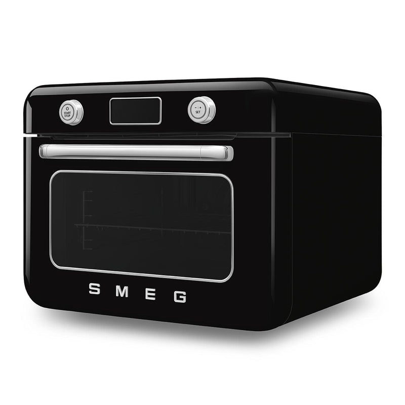 Smeg Siyah Tezgah Üstü Buharlı Mini Fırın COF01BLEU