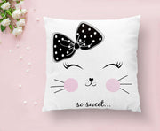 So Sweet Motifli Çizimi Kırlent Kılıfı 43x43cm Bonvagon