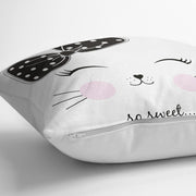 So Sweet Motifli Çizimi Kırlent Kılıfı 43x43cm Bonvagon